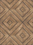 Wood Tile fabric in brown walnut color - pattern number FH37512 - by Patton Norwall in the Farmhouse Living collection