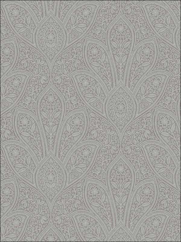 Distressed Paisley fabric in dark grey grey color - pattern number FH37548 - by Patton Norwall in the Farmhouse Living collection