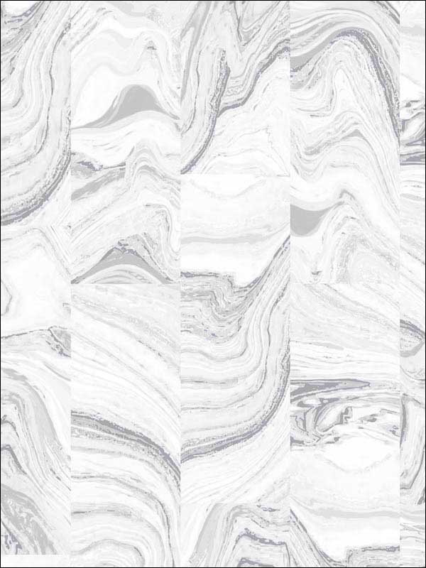 Agate Tile wallpaper in grey color - pattern number G67973 - by Patton Norwall in the Organic Textures collection