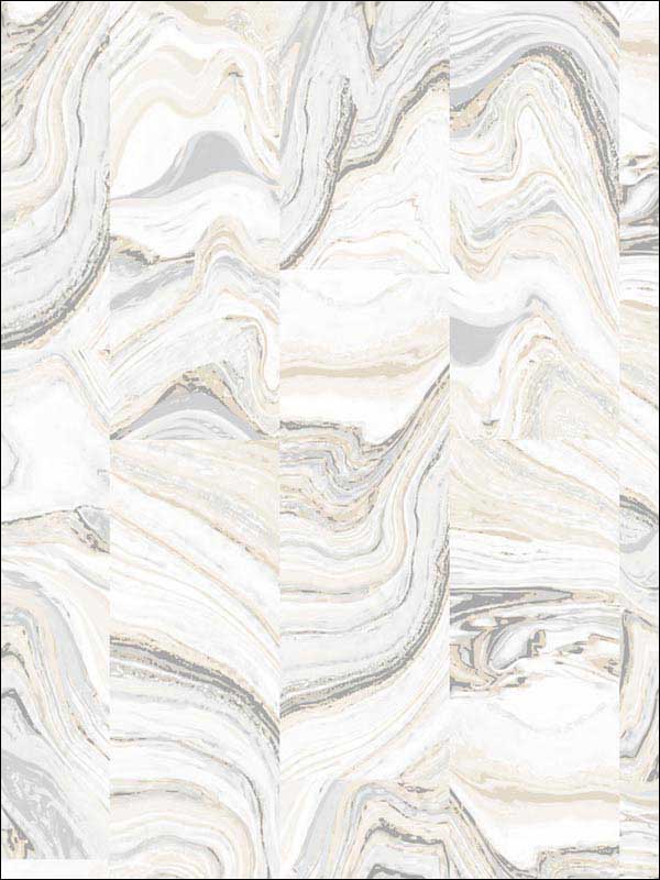 Agate Tile wallpaper in beige color - pattern number G67976 - by Patton Norwall in the Organic Textures collection