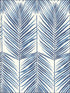 Paradise Palm fabric in coastal blue color - pattern number MB30002 - by Seabrook in the Beach House collection