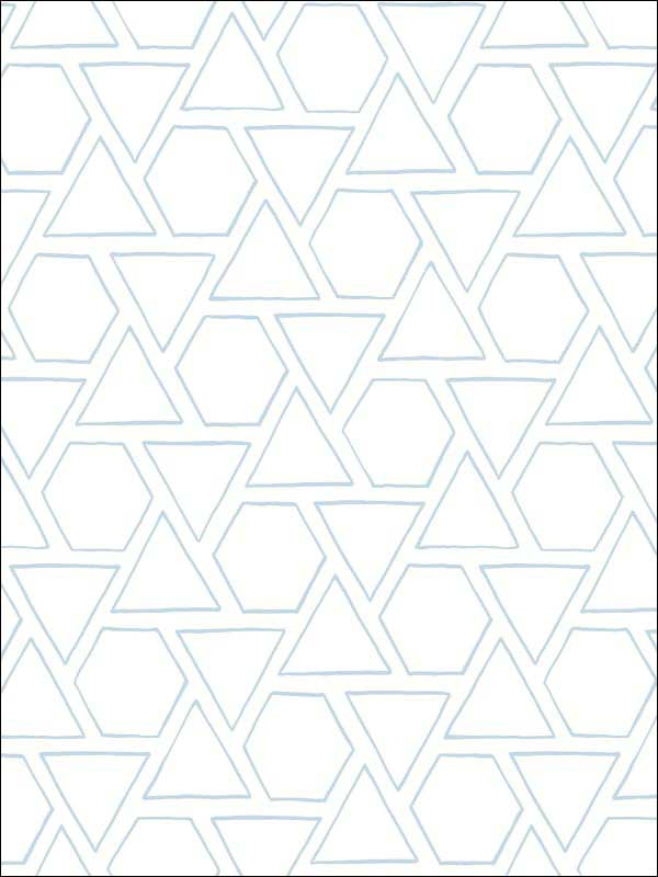 Sun Shapes wallpaper in blue oasis color - pattern number MB30102 - by Seabrook in the Beach House collection