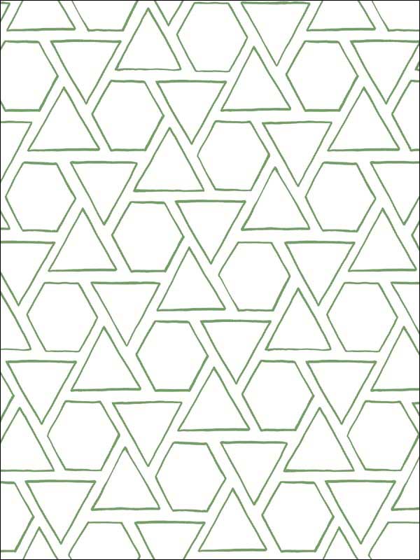 Sun Shapes wallpaper in greenery color - pattern number MB30104 - by Seabrook in the Beach House collection