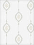 Sand Dollar Stripe wallpaper in black sands color - pattern number MB30500 - by Seabrook in the Beach House collection