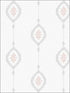 Sand Dollar Stripe wallpaper in pink sunset color - pattern number MB30501 - by Seabrook in the Beach House collection