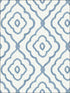 Seaside Ogee wallpaper in blue oasis color - pattern number MB30902 - by Seabrook in the Beach House collection