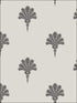 Summer Fan wallpaper in black sands color - pattern number MB31600 - by Seabrook in the Beach House collection