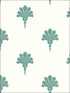 Summer Fan wallpaper in tropic green color - pattern number MB31606 - by Seabrook in the Beach House collection