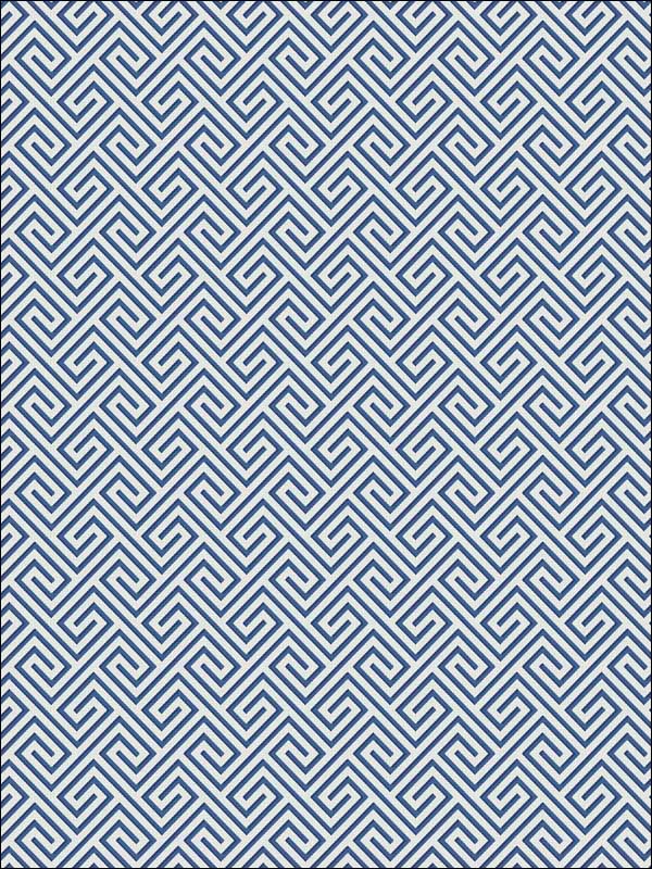 Beach Keys wallpaper in coastal blue color - pattern number MB32002 - by Seabrook in the Beach House collection