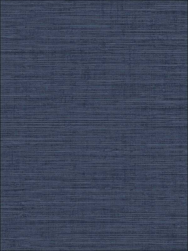 Nautical Twine Stringcloth wallpaper in coastal blue color - pattern number MB31812 - by Seabrook in the Beach House collection