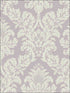 Classic Damask fabric in lilac white glitter color - pattern number UK10481 - by Seabrook in the Shimmer by Pear Tree Studios collection