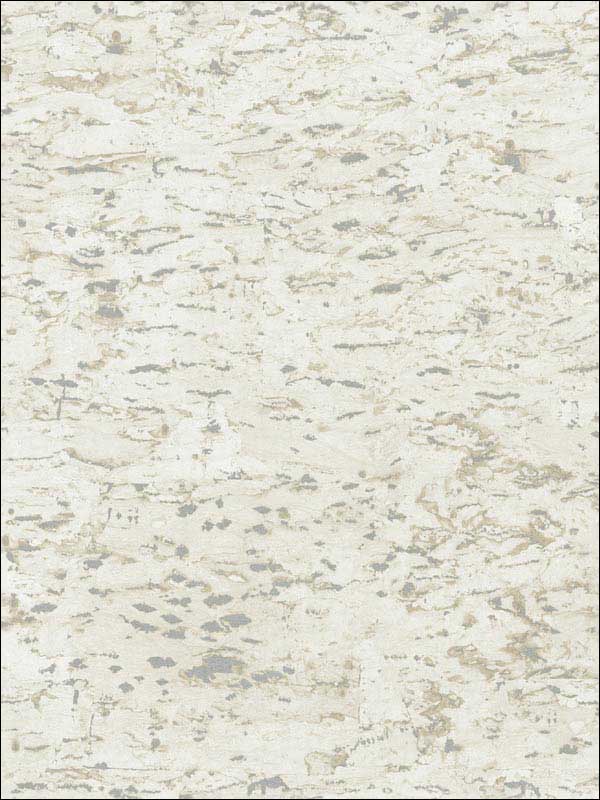 Cork Effect fabric in beige color - pattern number UK20830 - by Seabrook in the Shimmer by Pear Tree Studios collection