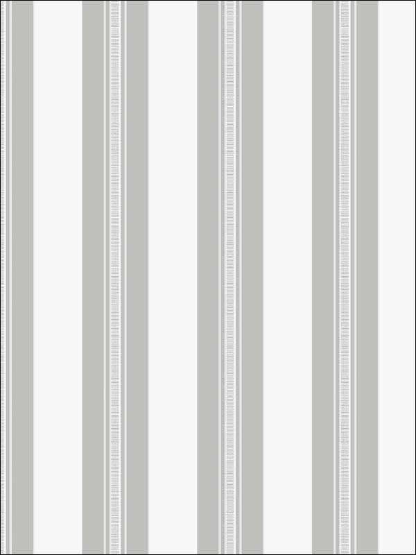 Striped fabric in white silver glitter color - pattern number UK30900 - by Seabrook in the Shimmer by Pear Tree Studios collection