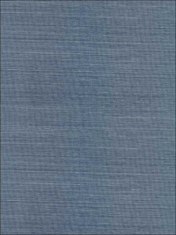 Lamphu Grasscloth wallpaper in blue color - pattern number 2829-82026 - by A Street Prints in the Fibers collection