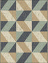 Cerium Concrete Geometric fabric in multicolor color - pattern number 2908-25310 - by A Street Prints in the Alchemy collection