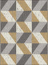 Cerium Concrete Geometric fabric in metallic color - pattern number 2908-25311 - by A Street Prints in the Alchemy collection
