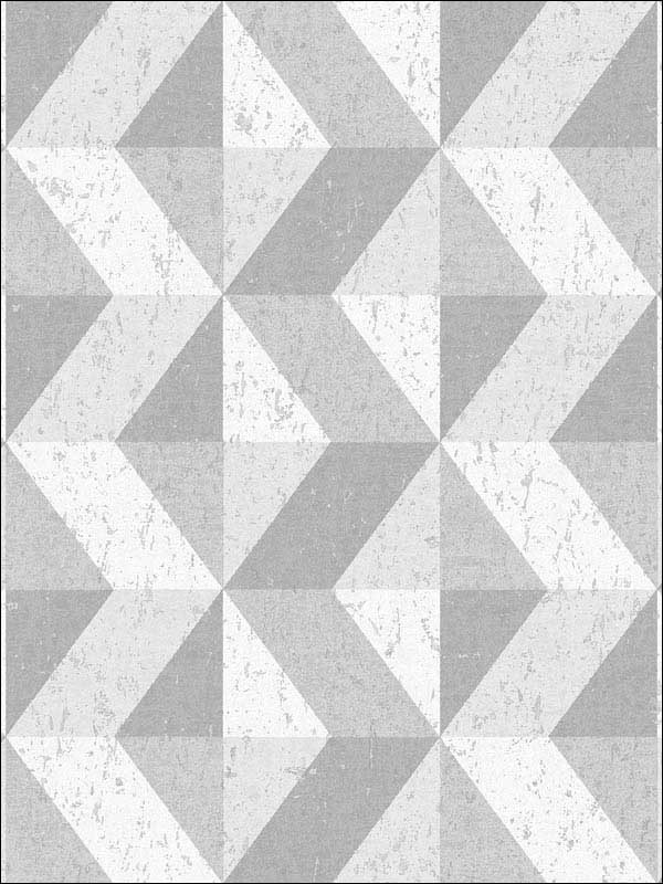 Cerium Concrete Geometric fabric in grey color - pattern number 2908-25314 - by A Street Prints in the Alchemy collection