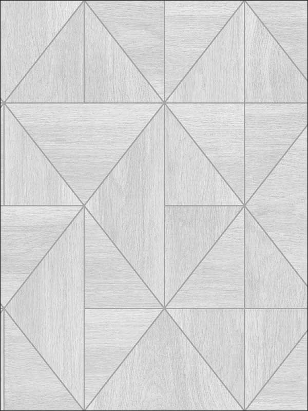 Cheverny Geometric Wood wallpaper in light grey color - pattern number 2908-25320 - by A Street Prints in the Alchemy collection