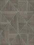 Cheverny Geometric Wood wallpaper in coffee color - pattern number 2908-25322 - by A Street Prints in the Alchemy collection