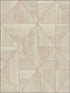 Cheverny Geometric Wood wallpaper in cream color - pattern number 2908-25324 - by A Street Prints in the Alchemy collection
