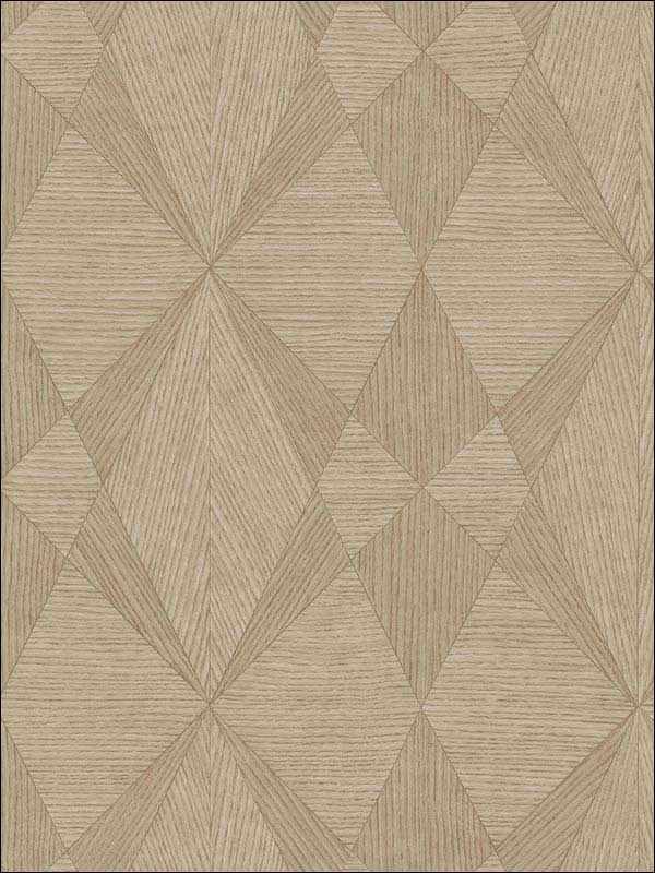 Intrinsic Geometric Wood wallpaper in light brown color - pattern number 2908-25330 - by A Street Prints in the Alchemy collection