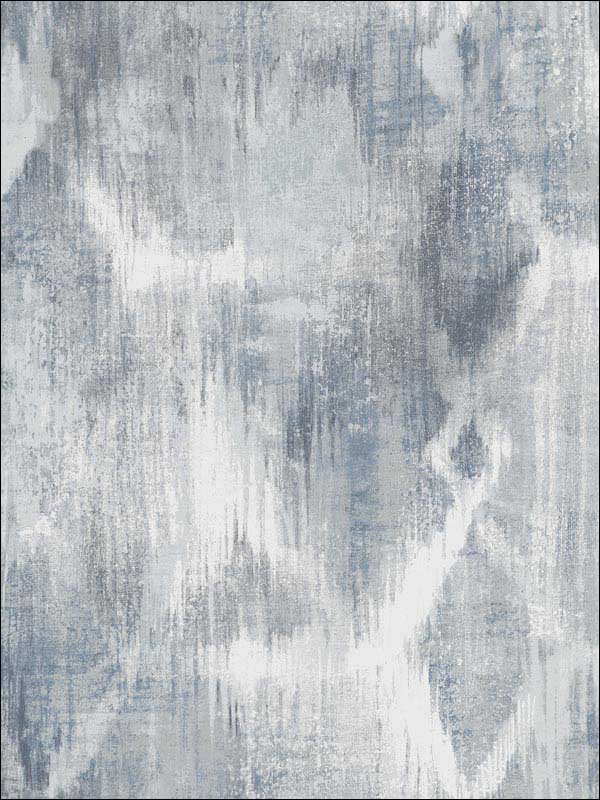 Perspective Abstract Geometric wallpaper in indigo color - pattern number 2908-87110 - by A Street Prints in the Alchemy collection