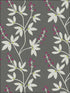 Linnea Elsa Botanical Trail wallpaper in charcoal color - pattern number 2901-25439 - by A Street Prints in the Perennial collection