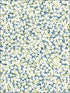 Giverny Miniature Floral wallpaper in blue color - pattern number 2901-25445 - by A Street Prints in the Perennial collection