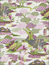 Joy De Vie Toile wallpaper in magenta color - pattern number 2901-87506 - by A Street Prints in the Perennial collection