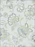 Corona Jacobean wallpaper in light blue color - pattern number 2901-87515 - by A Street Prints in the Perennial collection