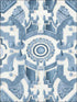 Topiary wallpaper in china blue color - pattern number 115/2007.CS.0 - by Cole and Son in the Botanical Botanica collection