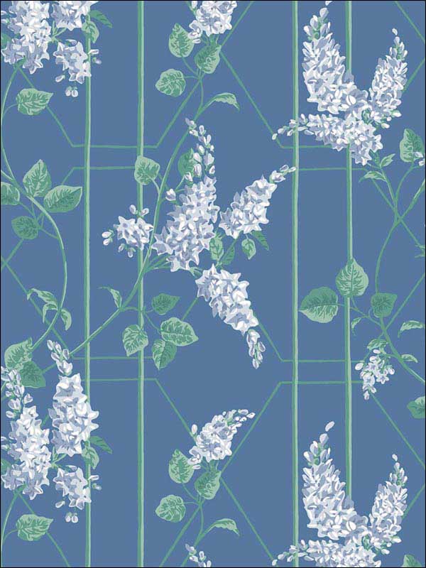 Wisteria wallpaper in pale blue jade c blue color - pattern number 115/5015.CS.0 - by Cole and Son in the Botanical Botanica collection