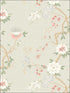 Camellia wallpaper in coral duc egg ednil color - pattern number 115/8024.CS.0 - by Cole and Son in the Botanical Botanica collection