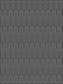 Zig Zag fabric in black ebony metallic silver color - pattern number GX37614 - by Patton Norwall in the Geometrix collection