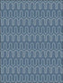Zig Zag fabric in denim blues navy color - pattern number GX37618 - by Patton Norwall in the Geometrix collection