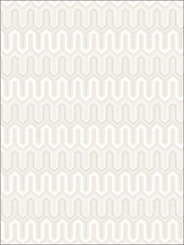 Zig Zag fabric in taupe beige color - pattern number GX37619 - by Patton Norwall in the Geometrix collection