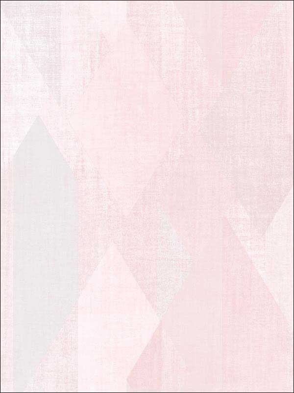 Glass Shards wallpaper in pink light grey rose color - pattern number GX37636 - by Patton Norwall in the Geometrix collection