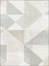 Silk Screen Geometric wallpaper in beige grey color - pattern number GX37651 - by Patton Norwall in the Geometrix collection