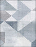 Silk Screen Geometric wallpaper in navy grey color - pattern number GX37654 - by Patton Norwall in the Geometrix collection