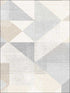 Silk Screen Geometric wallpaper in grey beige color - pattern number GX37655 - by Patton Norwall in the Geometrix collection