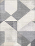 Silk Screen Geometric wallpaper in black taupe color - pattern number GX37657 - by Patton Norwall in the Geometrix collection