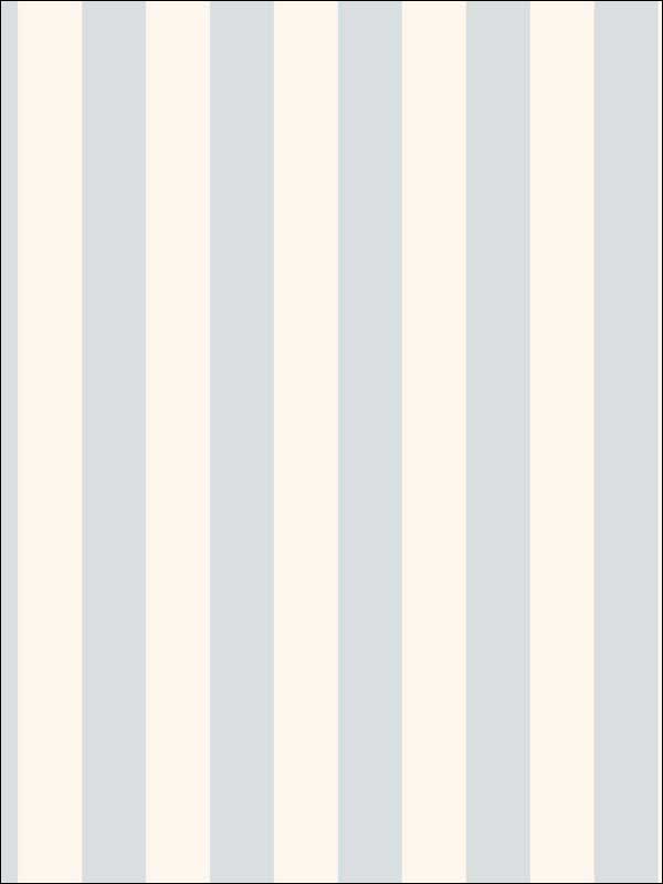 1.25 inch Regency Stripe fabric in light beige pale blue blue sea blue color - pattern number ST36900 - by Patton Norwall in the Simply Stripes 3 collection