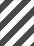 Diagonal Stripe wallpaper in black ebony color - pattern number ST36915 - by Patton Norwall in the Simply Stripes 3 collection