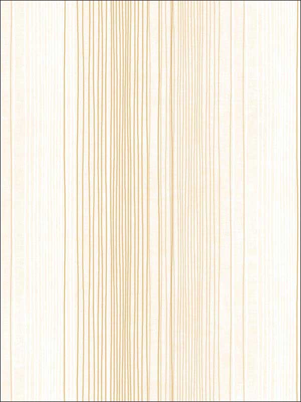 Random Stripe wallpaper in ochre amber color - pattern number ST36922 - by Patton Norwall in the Simply Stripes 3 collection