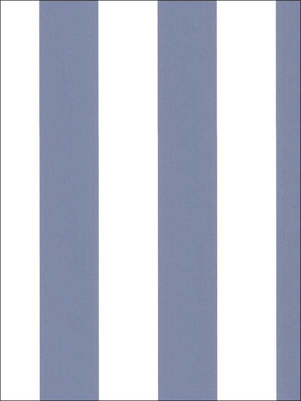 2.5 inch Tent Stripe wallpaper in blue denim color - pattern number SY33921 - by Patton Norwall in the Simply Stripes 3 collection