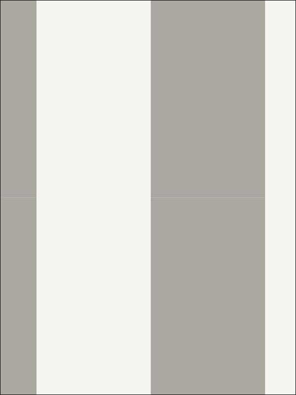 5.25 inch Stripe wallpaper in medium grey grey dove color - pattern number SY33944 - by Patton Norwall in the Simply Stripes 3 collection