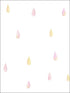 Raindrops fabric in strawberry lemonade color - pattern number DA60001 - by Seabrook in the Day Dreamers collection
