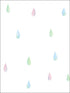 Raindrops fabric in pink blue and green color - pattern number DA60002 - by Seabrook in the Day Dreamers collection