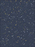 Paint Splatter fabric in navy and metallic gold color - pattern number DA60802 - by Seabrook in the Day Dreamers collection
