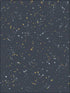 Paint Splatter fabric in midnight blue and metallic gold color - pattern number DA60810 - by Seabrook in the Day Dreamers collection